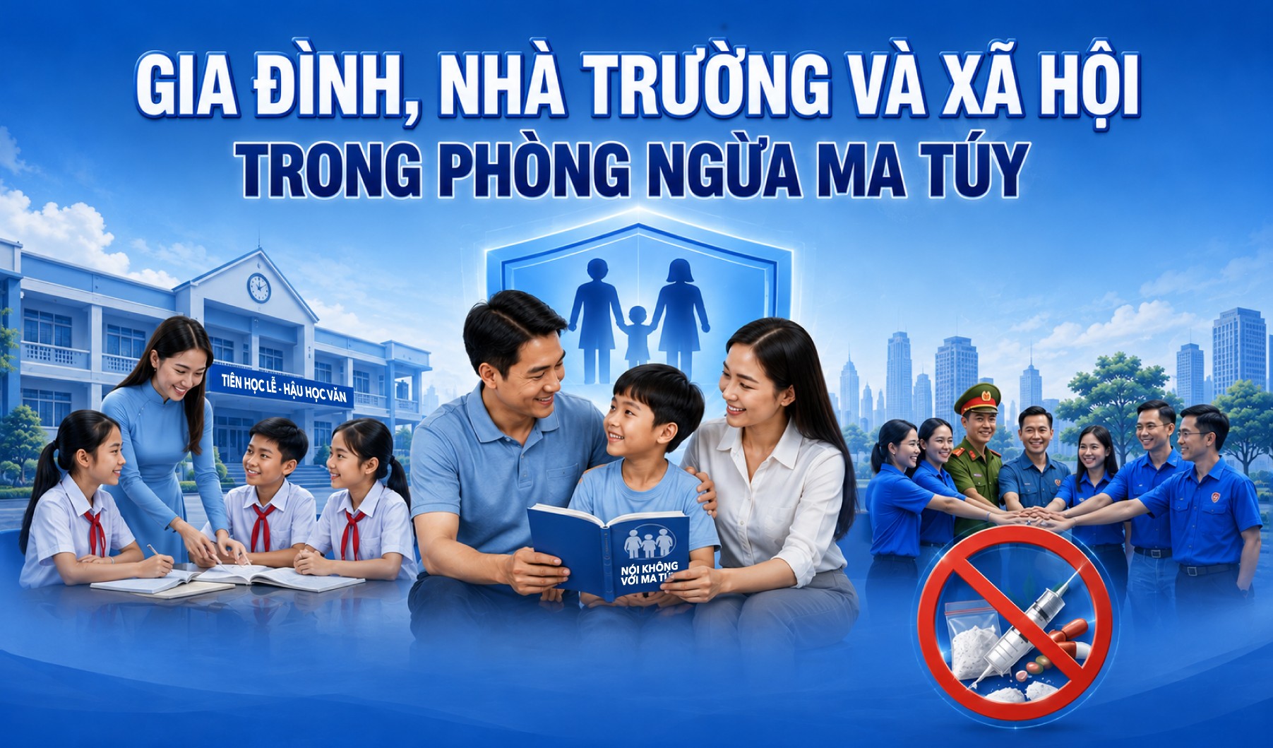 Gia đình, nhà trường và xã hội trong phòng ngừa ma túy