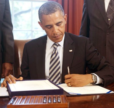 "Di sản" của tổng thống Obama có nguy cơ bị hủy bỏ. Ảnh nguồn Internet