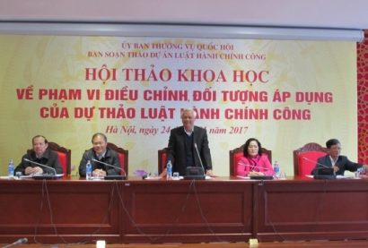  Phó Chủ tịch Quốc hội Uông Chu Lưu phát biểu tại hội thảo