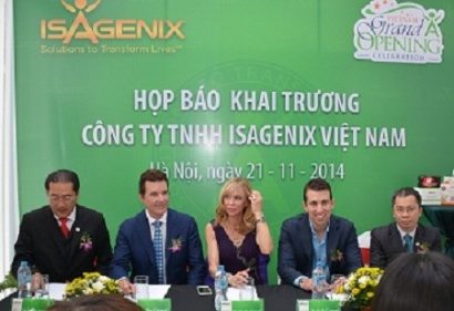  Sau hơn 2 năm hoạt động công ty TNHH Isagenix Việt Nam đã bị chấm dứt hoạt động. Ảnh: Isagenix