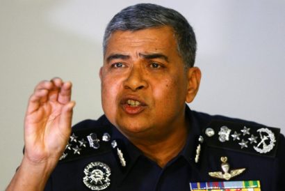  Tổng thanh tra Cảnh sát Malaysia Khalid Abu Bakar. Ảnh: Reuters.