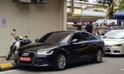  Xe của đại sứ quán Triều Tiên xuất hiện ở nhà xác bệnh viện Kuala Lumpur. Ảnh: Daily Star