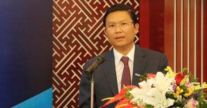  Ông Lê Thành Vinh - Thành viên HĐQT, tân Tổng Giám đốc Tập đoàn FLC phát biểu tại buổi lễ