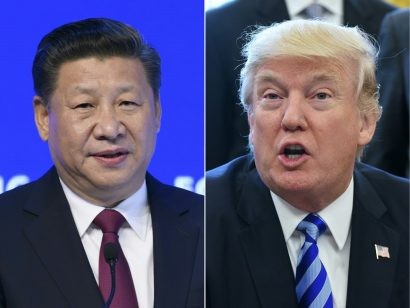  Chủ tịch Trung Quốc Tập Cận Bình và Tổng thống Mỹ Donald Trump. Ảnh: Getty.