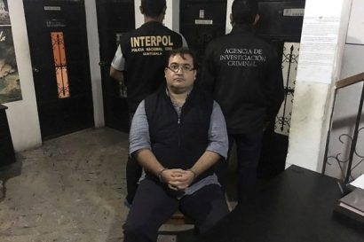  Ông Javier Duarte, cựu Thống đốc bang Veracruz, bị bắt giữ tại Guatemala. (Ảnh: AP)