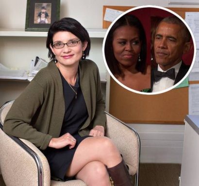  Ông Obama từng yêu và cầu hôn bà Sheila Miyoshi Jager trước khi gặp người phụ nữ ông cưới làm vợ là bà Michelle. Ảnh: perezhilton.com