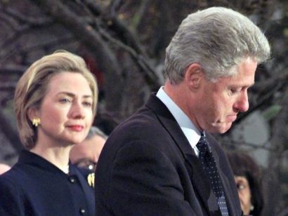  Bê bối của cựu Tổng thống Clinton đã làm rúng động chính trường Mỹ. Ảnh: AP.