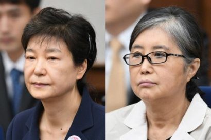  Theo Reuters, bà Park và người bạn thân của mình đã không nhìn nhau hoặc trao đổi điều gì kể từ khi bước vào phòng xử án. Ảnh: KOREATIMES.