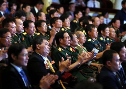  Các đại biểu dự lễ kỷ niệm 50 năm ngày thiết lập quan hệ ngoại giao giữa Việt Nam và Campuchia - Ảnh: VGP