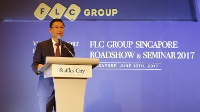 Ông Lê Thành Vinh – Tổng giám đốc Tập đoàn FLC phát biểu khai mạc chương trình.