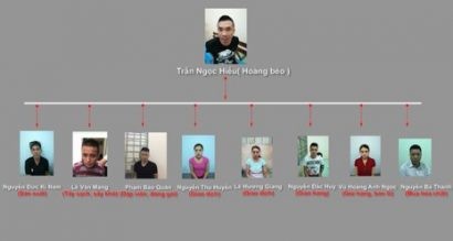  Đường dây do ông trùm tên Hiếu cầm đầu. Ảnh: CA