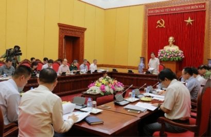  Bộ trưởng Bộ Công an, Thượng tướng Tô Lâm phát biểu tại cuộc họp Ban soạn thảo Luật An ninh mạng. ảnh: mps.gov.vn