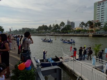 Hình ảnh tại buổi lễ khai trương tuyến du lịch đường thủy nội bộ trên kênh Nhiêu Lộc - Thị Nghè  