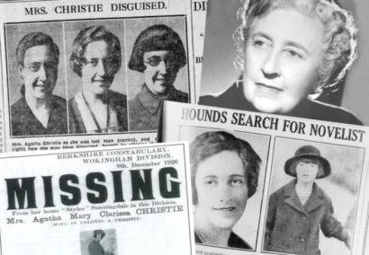  Những bài báo lúc bấy giờ đăng tin mất tích của Agatha Christie.