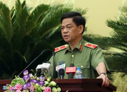  Thiếu tướng Đoàn Duy Khương – Giám đốc Công an TP. Hà Nội thông tin sắp tới sẽ khởi tố Tập đoàn Mường Thanh (nguồn ảnh: zing.vn)