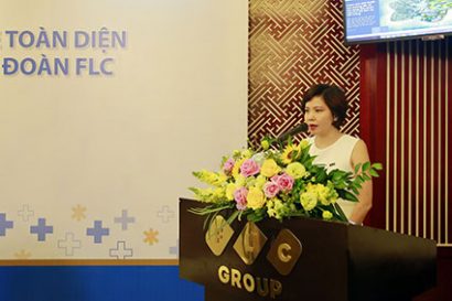  Bà Võ Thị Thùy Dương – PTGĐ Tập đoàn phát biểu tại buổi lễ