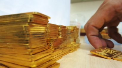 Sản xuất vàng miếng, xuất nhập khẩu vàng nguyên liệu để sản xuất vàng miếng là hoạt động thương mại độc quyền nhà nước (ảnh minh họa). Nguồn: Internet