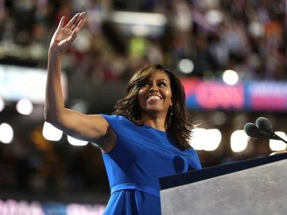 Cựu đệ nhất phu nhân Michelle Obama nhận được sự yêu mến và kính trọng không kém chồng mình . Ảnh: GETTY IMAGES 