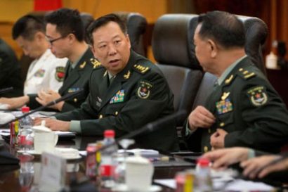 Tư lệnh Lục Quân Lý Tác Thành vừa được bổ nhiệm làm Tổng tham mưu trưởng của Quân giải phóng nhân dân Trung Quốc. Ảnh: Reuters