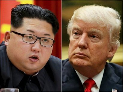  Tổng thống Mỹ Donald Trump (phải) và nhà lãnh đạo Triều Tiên Kim Jong-un (Ảnh: Reuters)