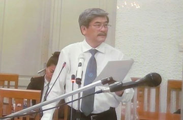 Luật sư Nguyễn Huy Thiệp bào chữa cho cựu Chủ tịch Oceanbank tại phiên tòa