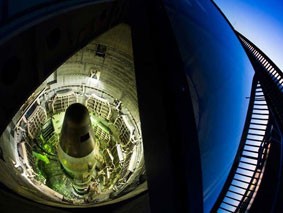 Một đầu đạn tên lửa hạt nhân Titan II. Ảnh: DPA