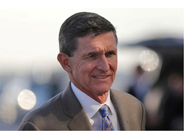 Ông Flynn tại bang Florida (Mỹ) ngày 12-2. Ảnh: REUTERS