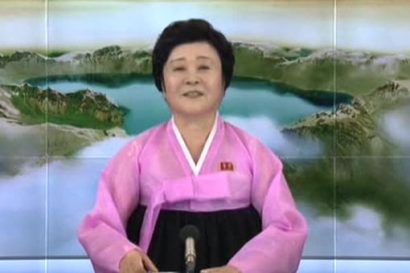  Đài truyền hình Triều Tiên tuyên bố thử nghiệm thành công bom hạt nhân. Ảnh: KCNA