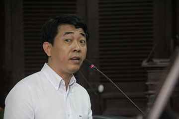  Bị cáo Nguyễn Minh Hùng (nguyên chủ tịch HĐQT kiêm tổng giám đốc VN Pharma) bị TAND TP.HCM phạt 12 năm tù. Ảnh: HY