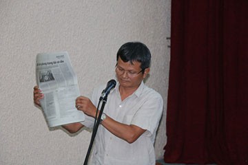 NSND Thanh Vân, nguyên Phó giám đốc Nghệ thuật, Hãng phim truyện Việt Nam, trình bày tâm thư với nội dung "Suy nghĩ về sự dối trá trong tiến trình cổ phần hóa Hãng phim truyện Việt Nam"