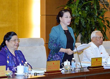  Chủ tịch Quốc hội Nguyễn Thị Kim Ngân đề nghị ban soạn thảo dự thảo luật cần lấy thêm ý kiến để tạo sự đột phá. Ảnh: Quochoi.vn