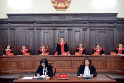 Phiên xử giám đốc thẩm của Hội đồng Thẩm phán TANDTC