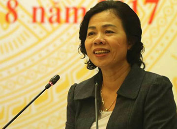 Thứ trưởng Bộ Tài chính Vũ Thị Mai - người phát biểu tăng thuế không ảnh hưởng đến người nghèo 