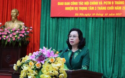  Phó bí thư Thường trực Thành ủy Hà Nội Ngô Thị Thanh Hằng. Ảnh: Cổng giao tiếp điện tử Hà Nội.