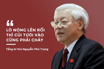  Tổng bí thư Nguyễn Phú Trọng phát biểu tại phiên họp thứ 12 Ban Chỉ đạo Trung ương về phòng, chống tham nhũng ngày 31/7. Ảnh: Reuters - Phượng Nguyễn.