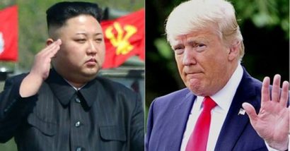  Nhà lãnh đạo Triều Tiên Kim Jong-un và Tổng thống Mỹ Donald Trump.