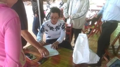 Lương Ngọc Huyền bị bắt quả tang mua bán hoá đơn GTGT.