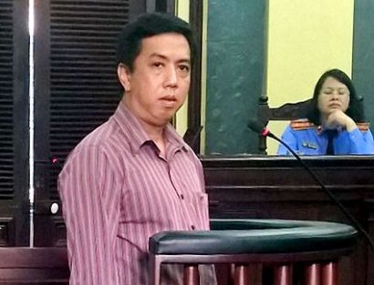  Bị cáo Võ Mạnh Cường cũng bị bắt tạm giam ngay tại tòa. (Ảnh: I.T)