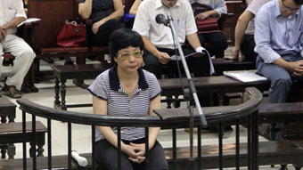 Bị cáo Châu Thị Thu Nga - Ảnh: Đ. Minh