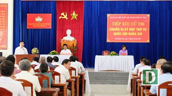 ĐBQH TP Đà Nẵng vừa có buổi tiếp xúc cử tri quận Ngũ Hành Sơn sáng 5/10