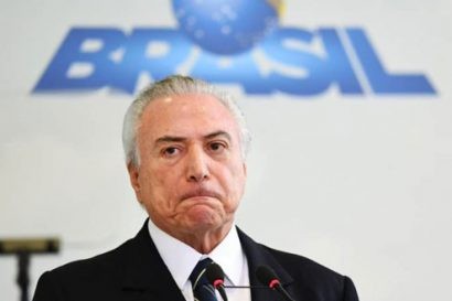 Tổng thống Brazil Michel Temer.