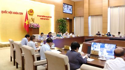  Phiên họp thứ 14 Ủy ban Thường vụ Quốc hội cho ý kiến vào nhiều Dự Luật quan trọng