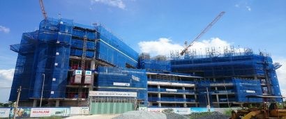 Bệnh viện Quốc tế Hoa Lâm - một công trình do HBC xây dựng (Ảnh: IT)