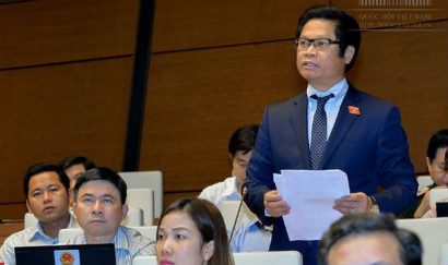 Đại biểu Quốc hội Vũ Tiến Lộc (Thái Bình) phát biểu ý kiến