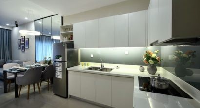 Căn hộ xanh chính phẩm theo tiêu chuẩn Hoa Kỳ (Leed) lần đầu tiên tại Việt Nam đang dần hoàn thiện để chào đón những cư dân đầu tiên