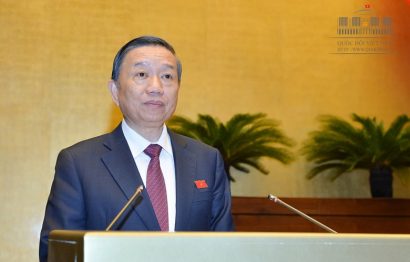 Thượng tướng Tô Lâm, Bộ trưởng Bộ Công an (Ảnh: Quốc hội Việt Nam).