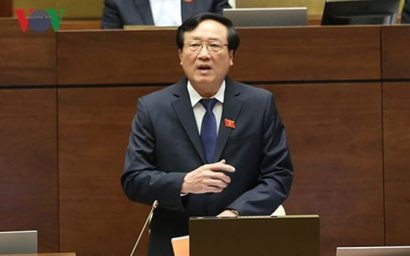  Chánh án TANDTC Nguyễn Hòa Bình trả lời chất vấn trước Quốc hội