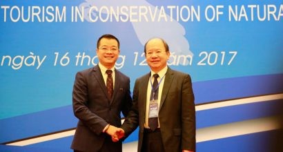 Ông Trần Quang Huy, Tổng giám đốc Tập đoàn FLC và ông Nguyễn Xuân Thắng, Tổng thư ký Liên hiệp UNESCO thế giới, Chủ tịch Liên hiệp các Hội UNESCO Việt Nam.