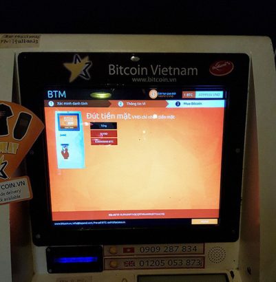  Một máy mua bán Bitcoin tại TP HCM