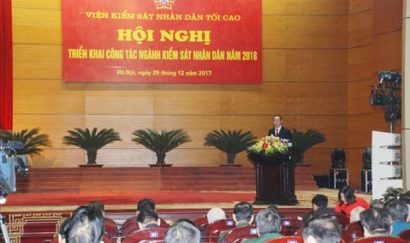  Chủ tịch nước Trần Đại Quang, Trưởng ban Chỉ đạo cải cách tư pháp Trung ương phát biểu tại Hội nghị